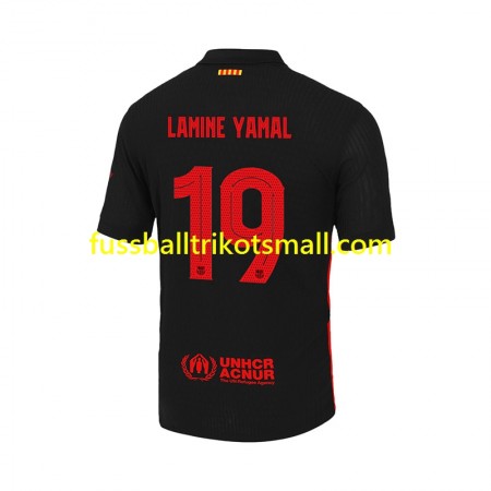 Fußballtrikots FC Barcelona LAMINE YAMAL 19 UCL Font 2024-2025 Kurzarm Auswärts-trikot kaufen